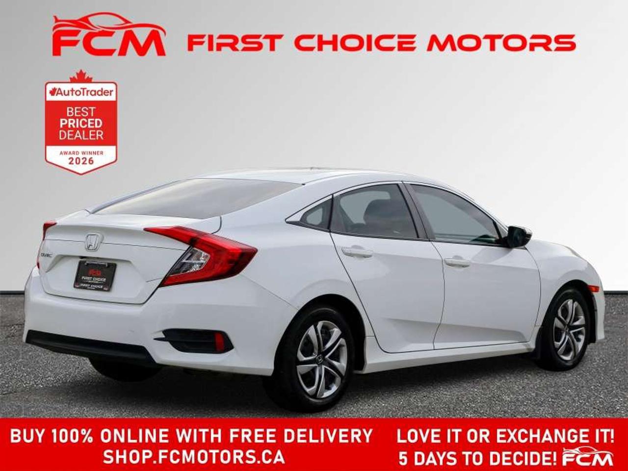 2016 Honda Civic LX   FULLY CERTIFIED WITH WARRANTY Photo