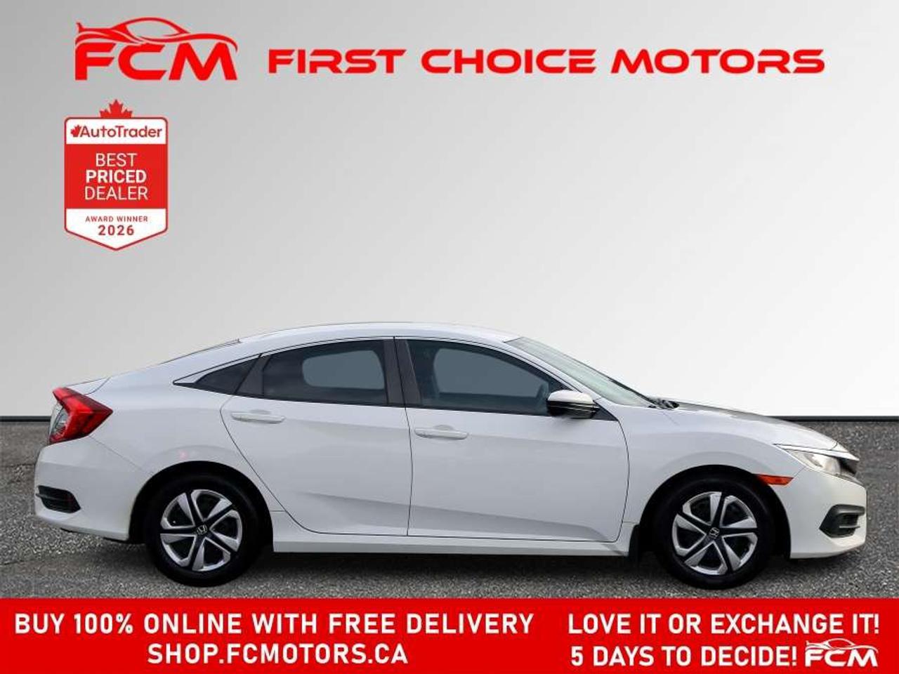 2016 Honda Civic LX   FULLY CERTIFIED WITH WARRANTY Photo