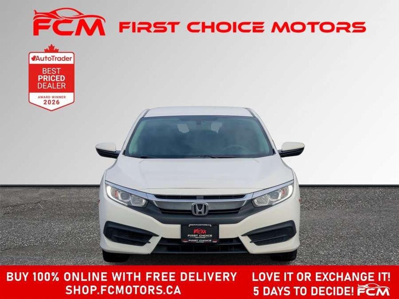 2016 Honda Civic LX   FULLY CERTIFIED WITH WARRANTY Photo