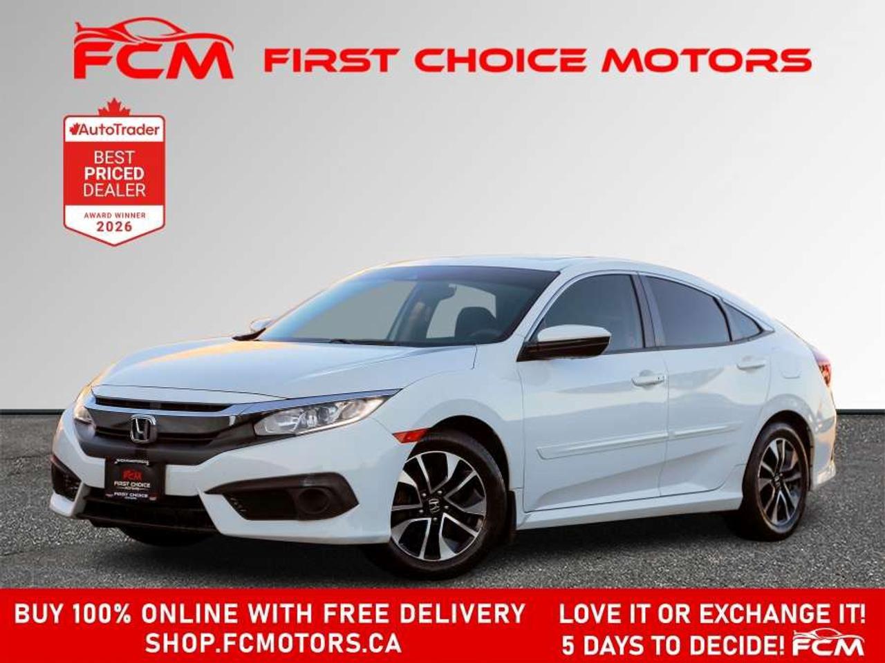 2017 Honda Civic EX   FULLY CERTIFIED WITH WARRANTY Photo0