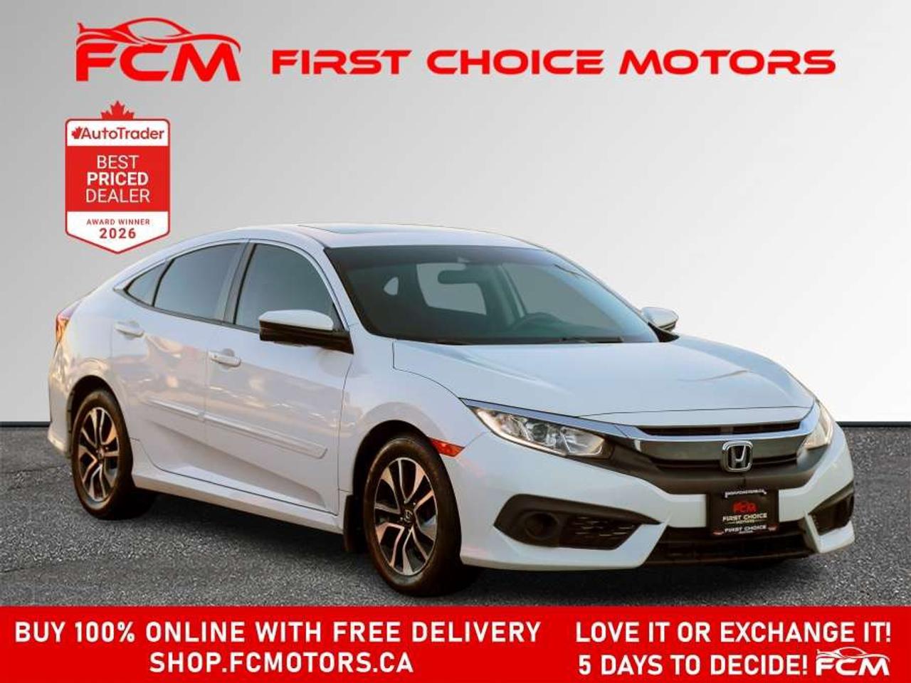 2017 Honda Civic EX   FULLY CERTIFIED WITH WARRANTY Photo