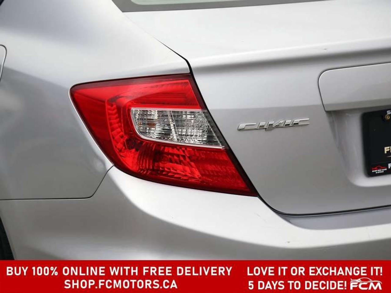 2012 Honda Civic EX-L   FULLY CERTIFIED WITH WARRANTY Photo