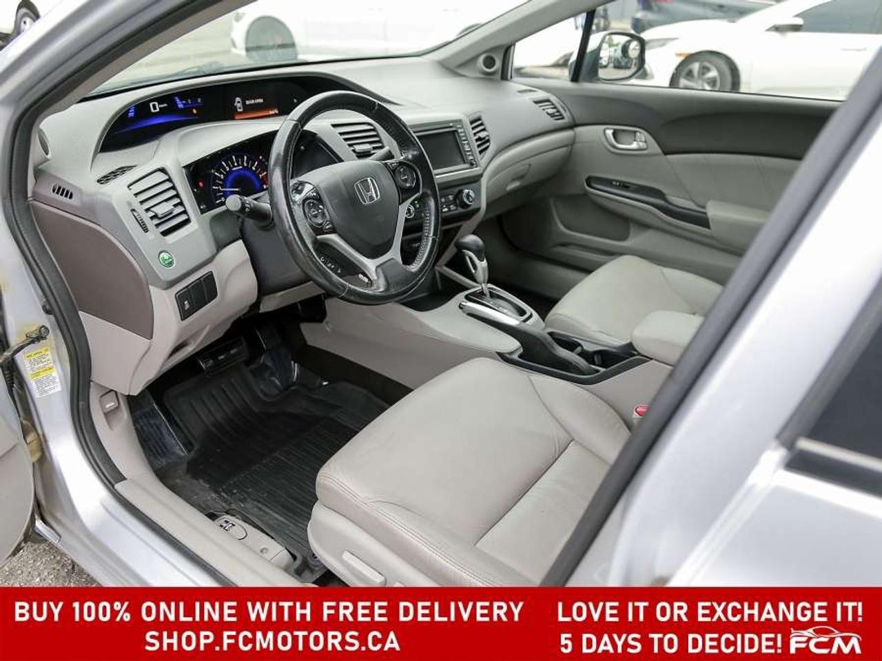 2012 Honda Civic EX-L   FULLY CERTIFIED WITH WARRANTY Photo