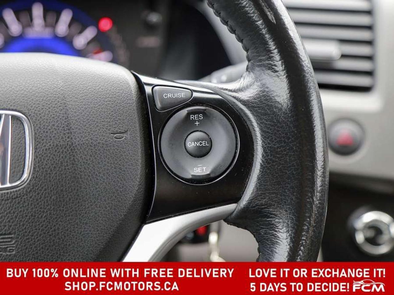 2012 Honda Civic EX-L   FULLY CERTIFIED WITH WARRANTY Photo