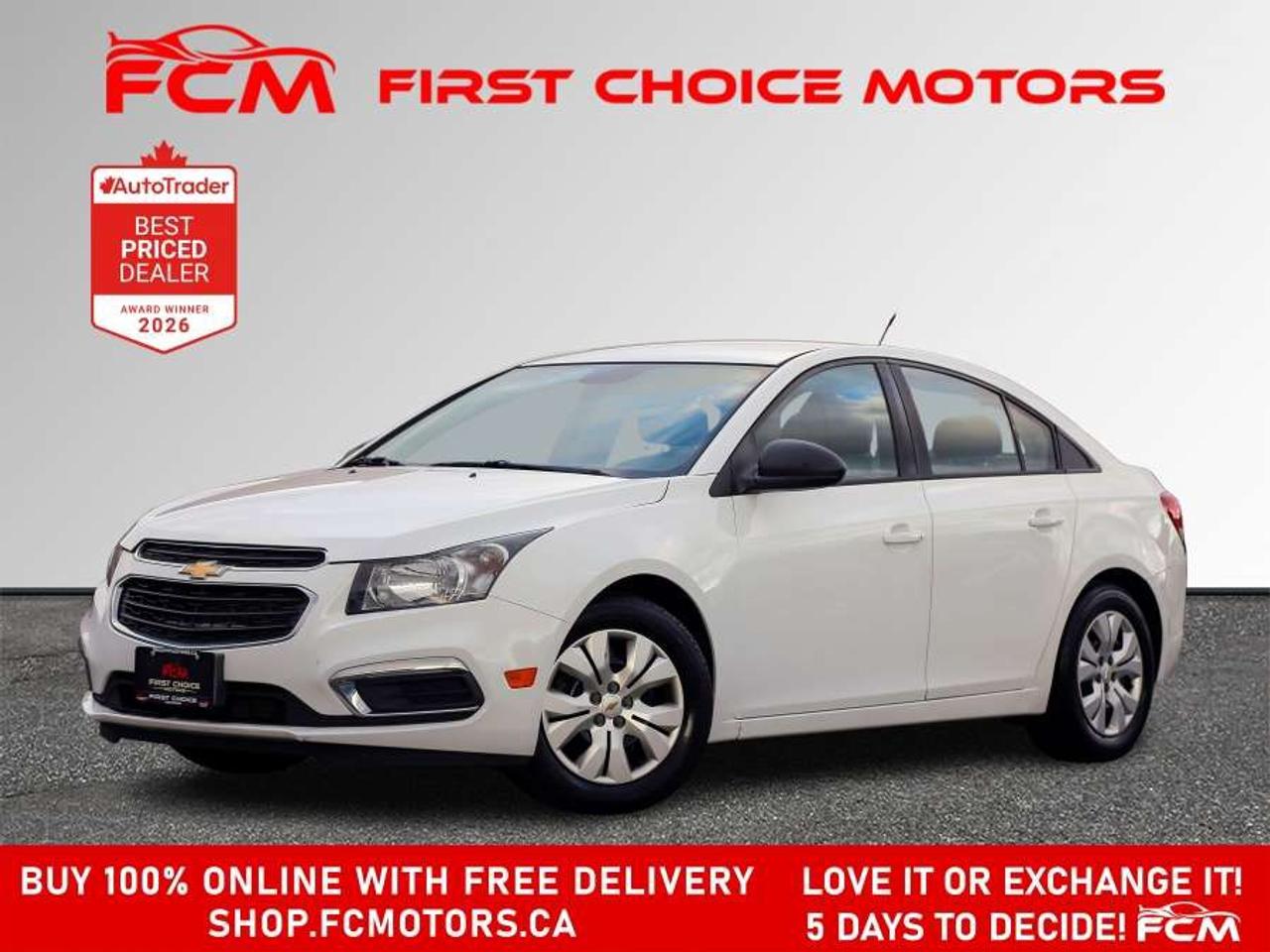 2015 Chevrolet Cruze 2LS   FULLY CERTIFIED WITH WARRANTY Photo