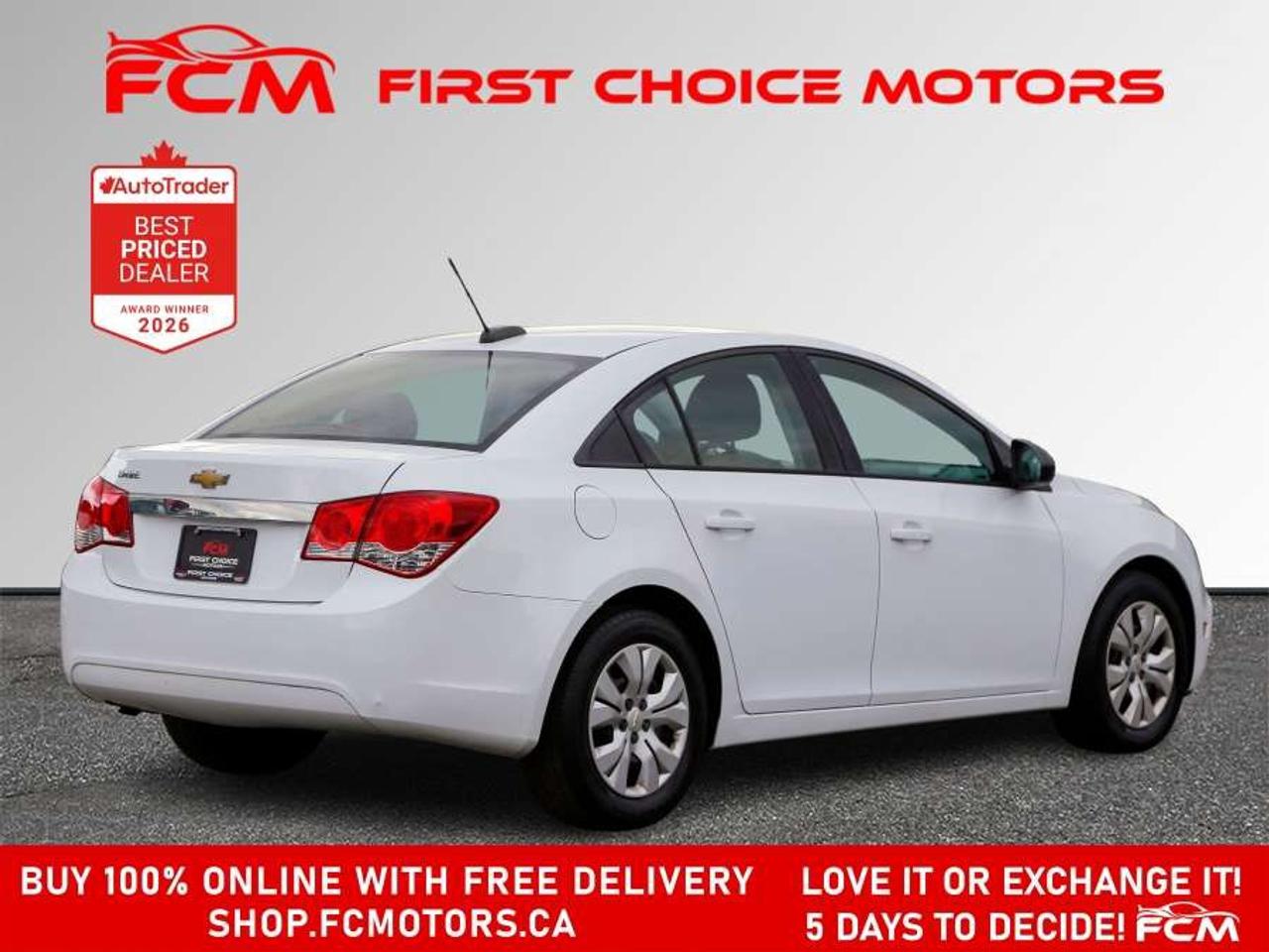 2015 Chevrolet Cruze 2LS   FULLY CERTIFIED WITH WARRANTY Photo