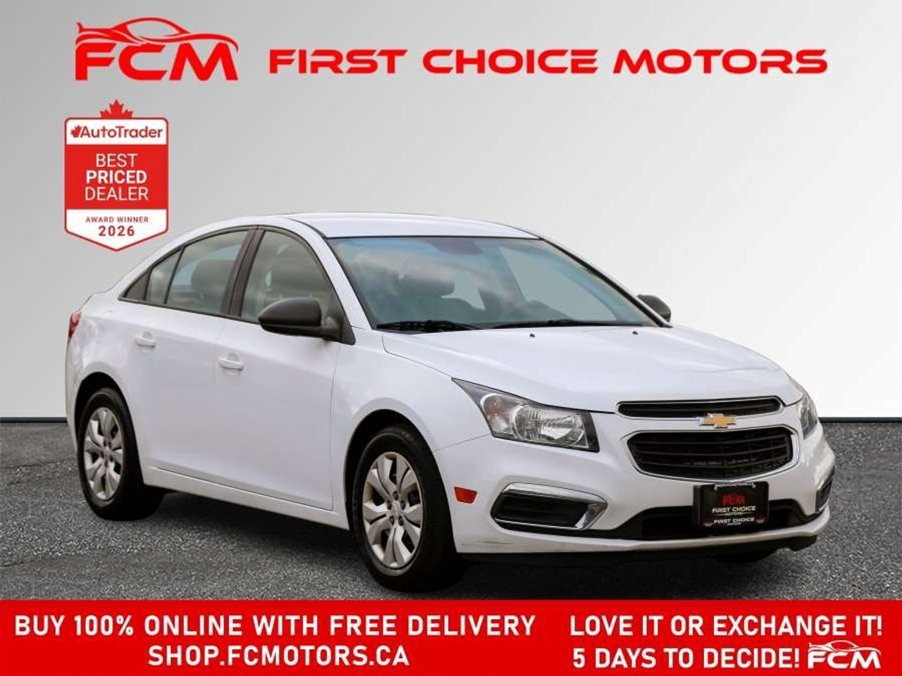 2015 Chevrolet Cruze 2LS   FULLY CERTIFIED WITH WARRANTY Photo