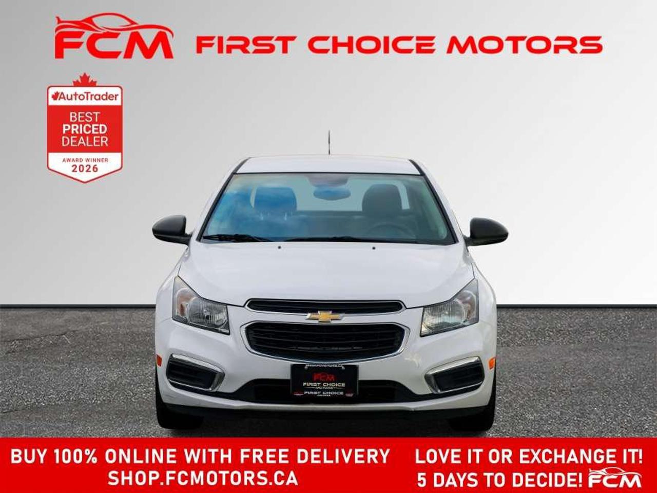 2015 Chevrolet Cruze 2LS   FULLY CERTIFIED WITH WARRANTY Photo