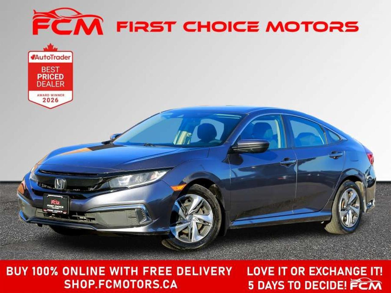 2020 Honda Civic LX   FULLY CERTIFIED WITH WARRANTY Photo0