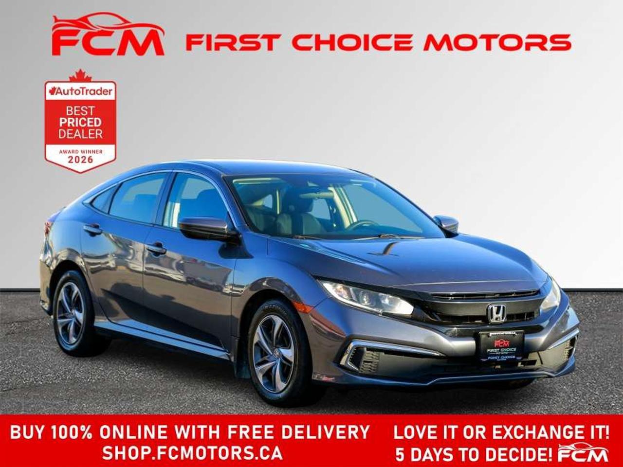 2020 Honda Civic LX   FULLY CERTIFIED WITH WARRANTY Photo