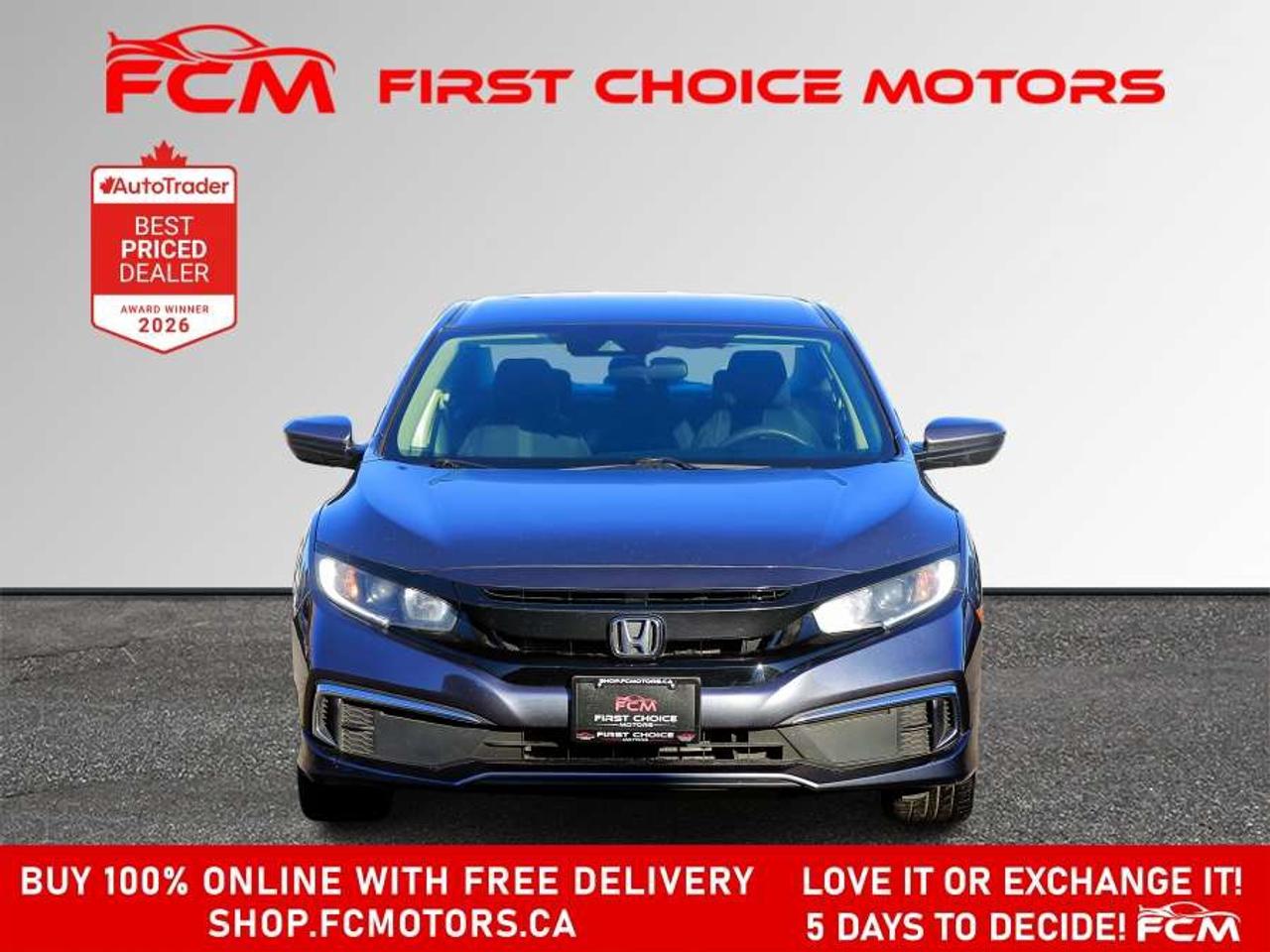 2020 Honda Civic LX   FULLY CERTIFIED WITH WARRANTY Photo
