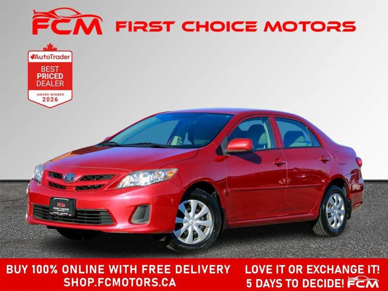 2011 Toyota Corolla FULLY CERTIFIED WITH WARRANTY Photo