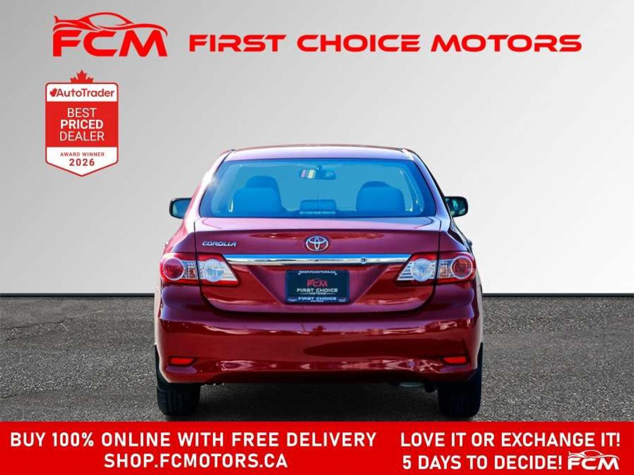 2011 Toyota Corolla FULLY CERTIFIED WITH WARRANTY Photo
