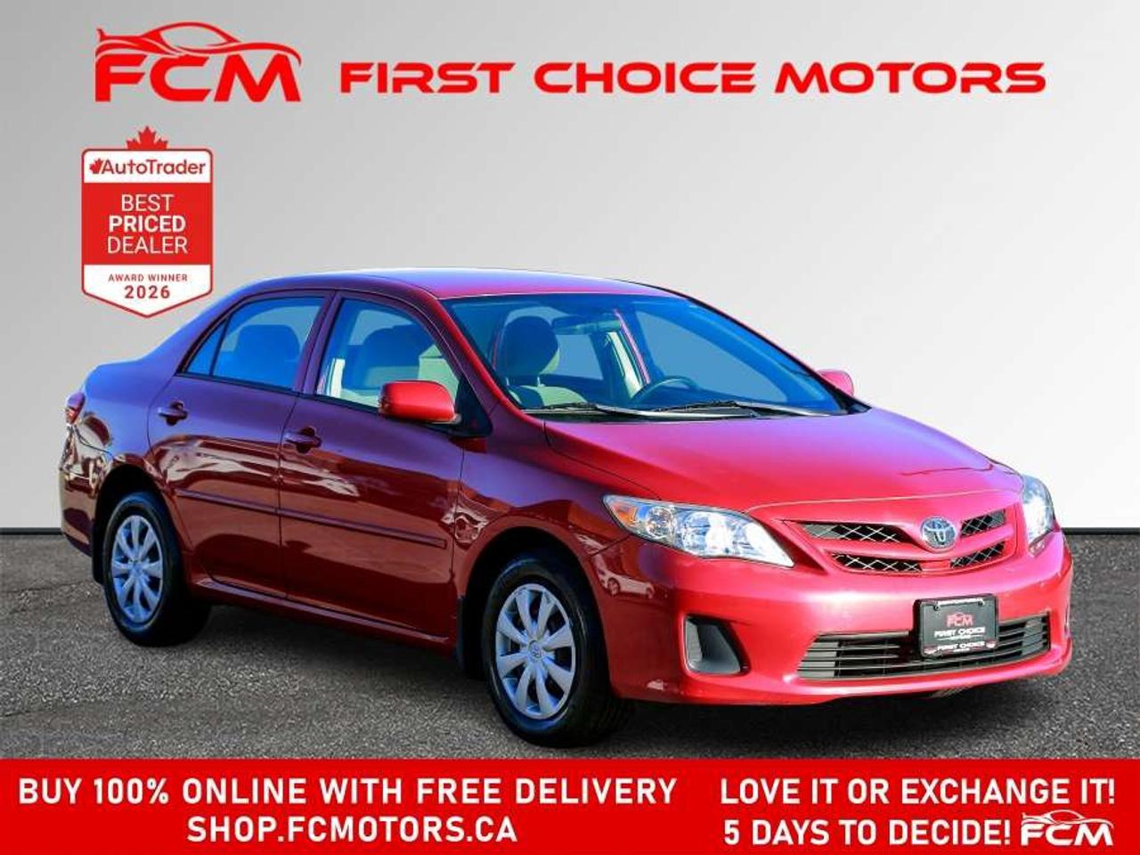 2011 Toyota Corolla FULLY CERTIFIED WITH WARRANTY Photo