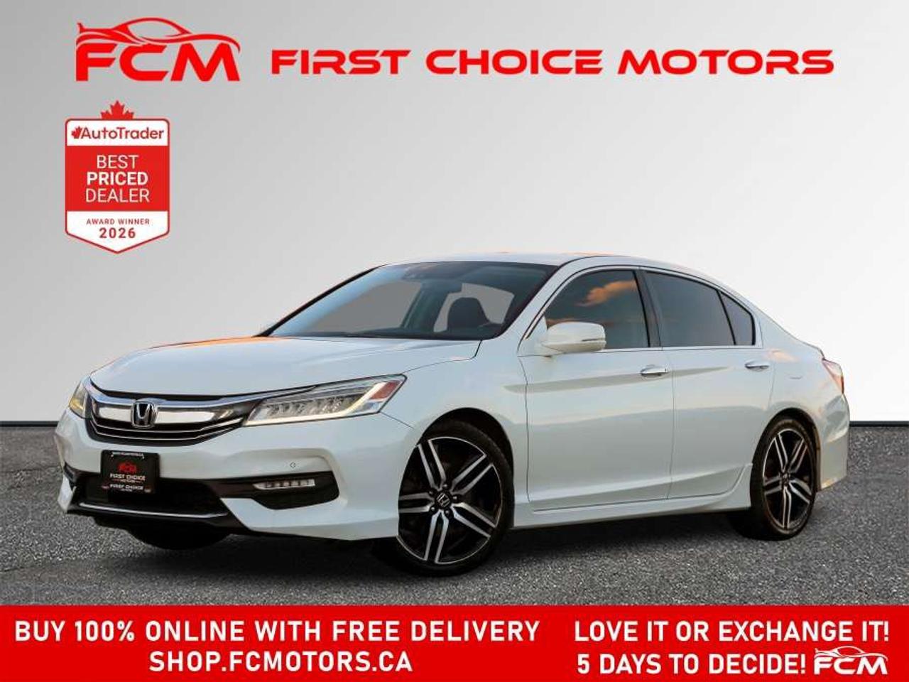 2017 Honda Accord TOURING   FULLY CERTIFIED WITH WARRANTY Photo0