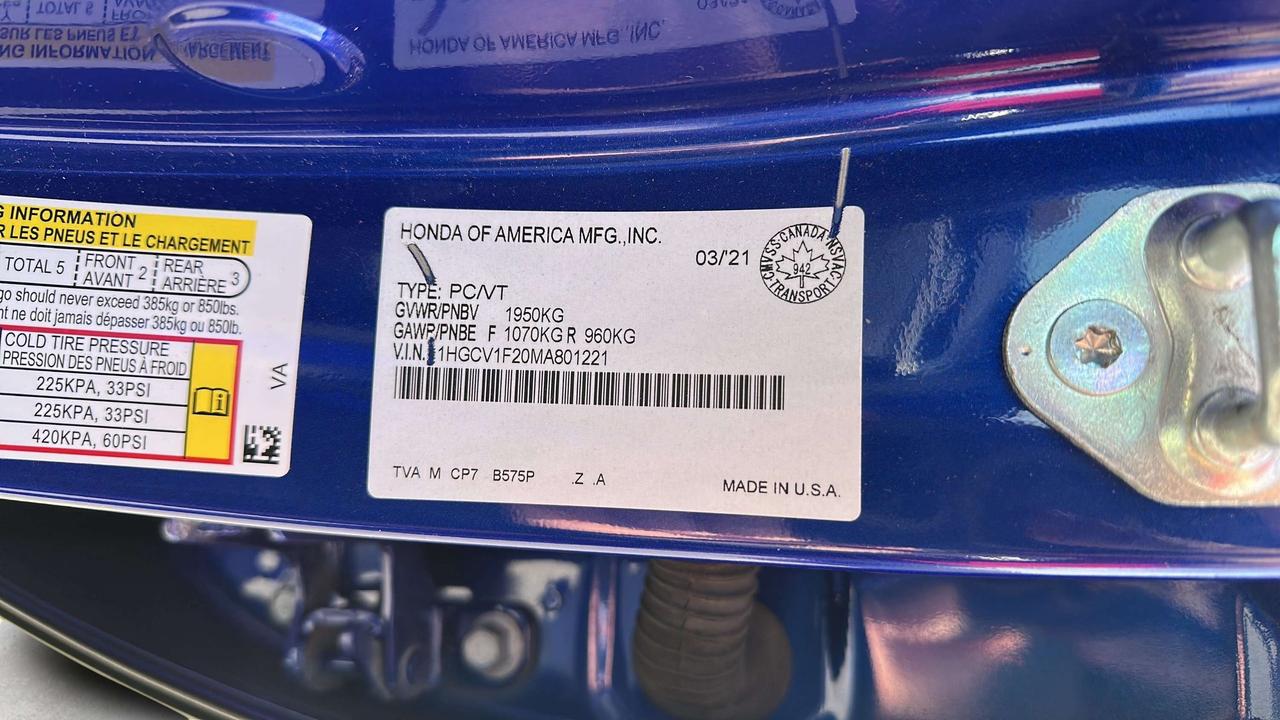 2021 Honda Accord SE Photo