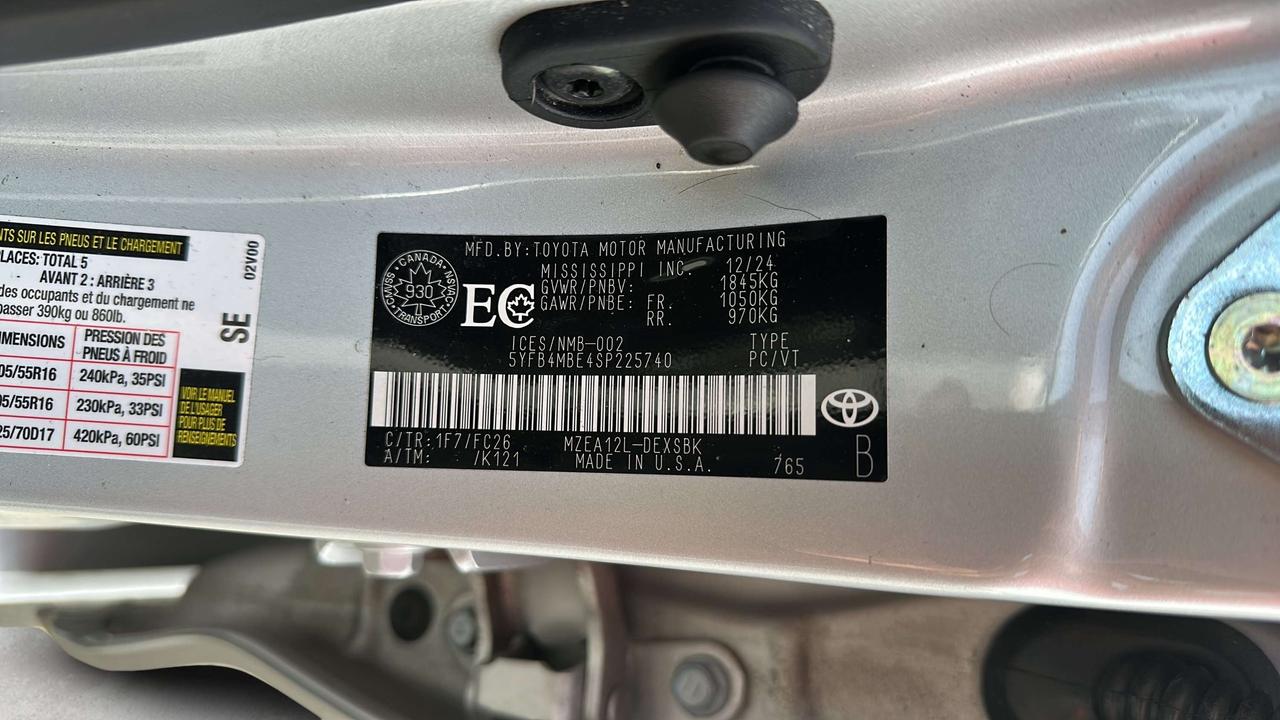 2025 Toyota Corolla SE Photo