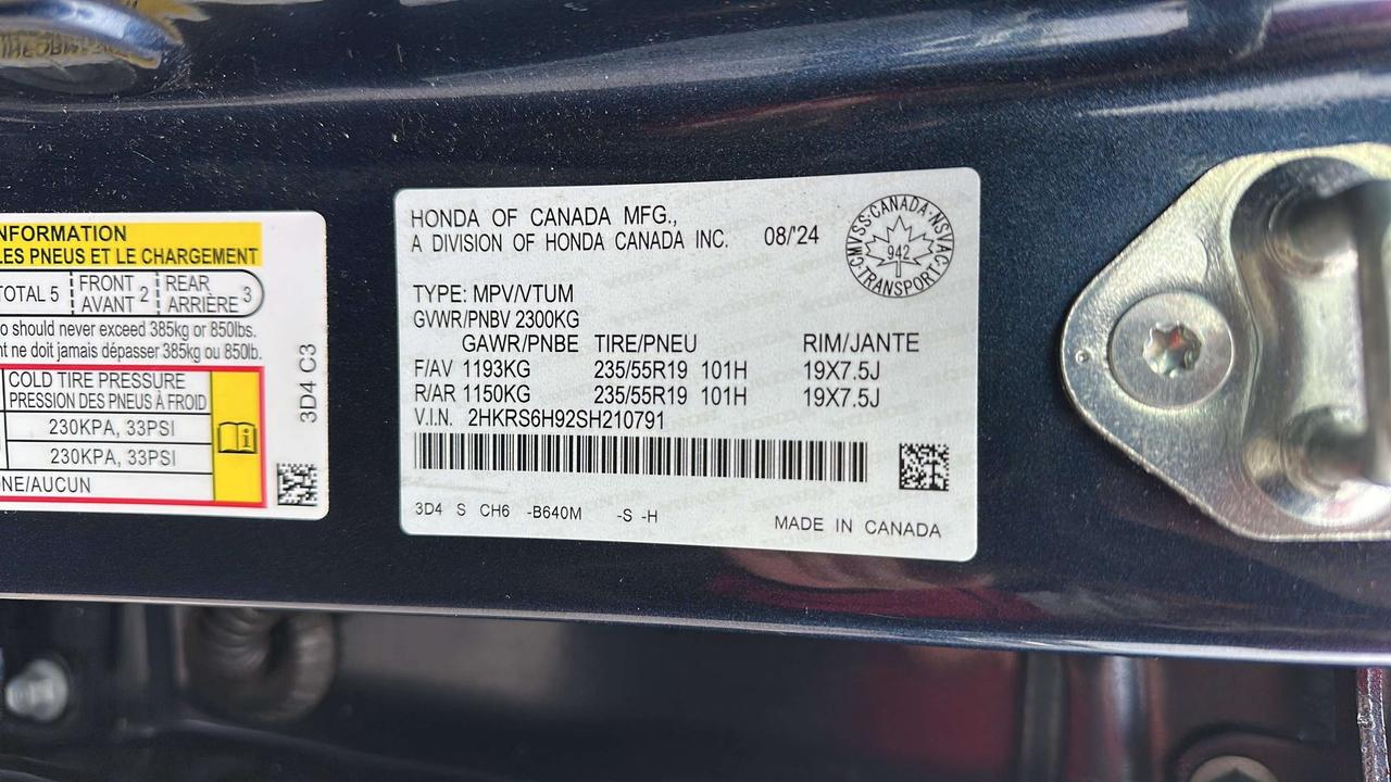 2025 Honda CR-V Touring Photo