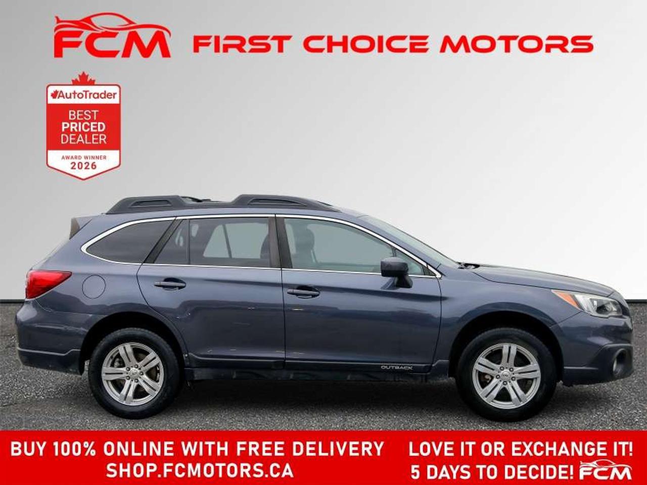 2017 Subaru Outback 2.5I   FULLY CERTIFIED WITH WARRANTY Photo