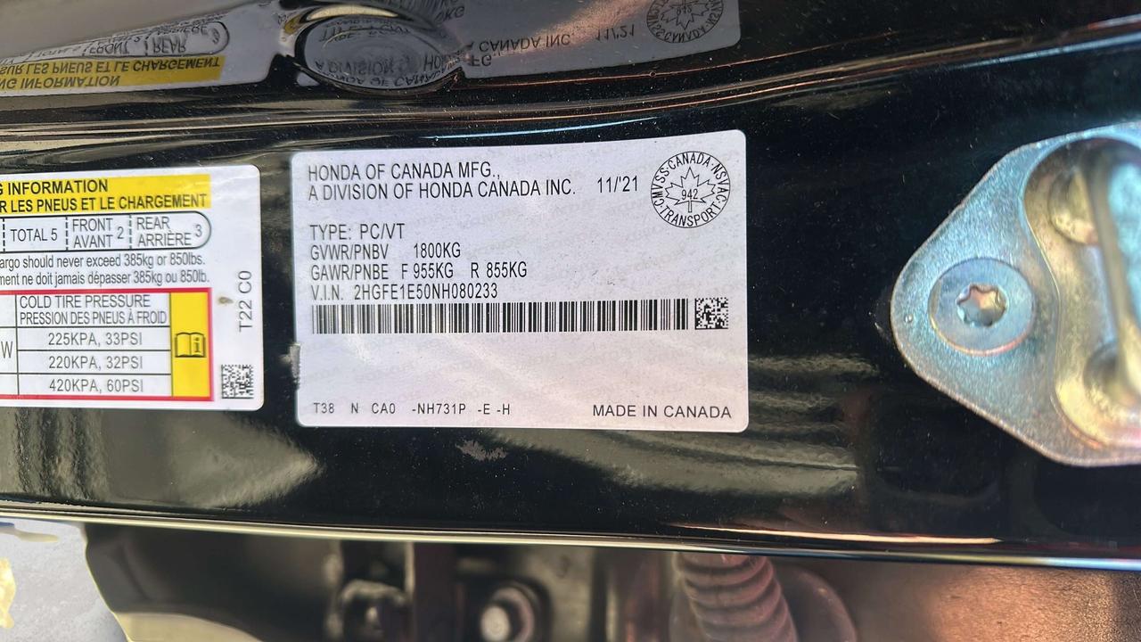 2022 Honda Civic SI Photo