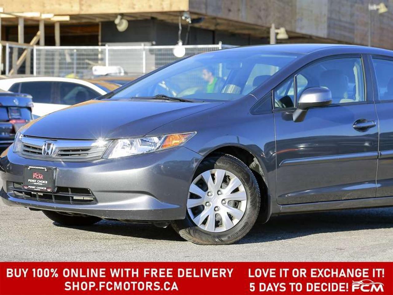 2012 Honda Civic LX   FULLY CERTIFIED WITH WARRANTY Photo