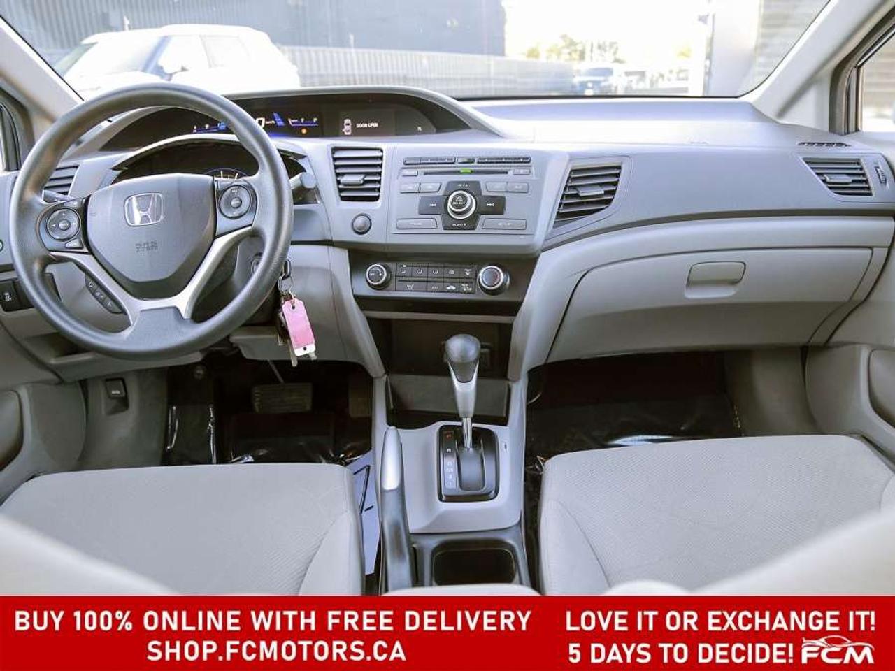 2012 Honda Civic LX   FULLY CERTIFIED WITH WARRANTY Photo