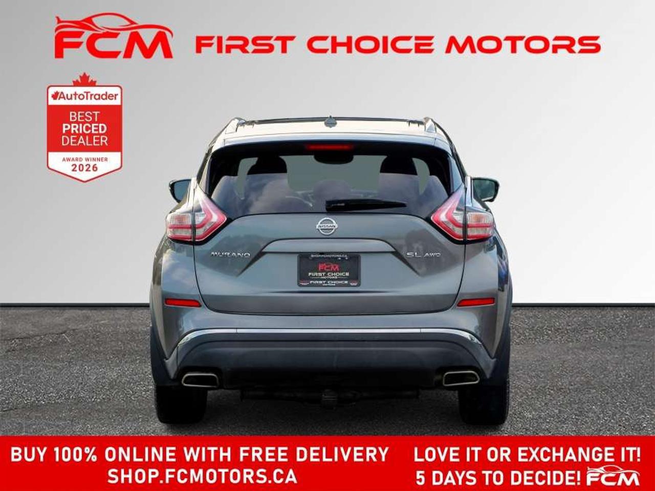 2015 Nissan Murano SL   FULLY CERTIFIED WITH WARRANTY Photo