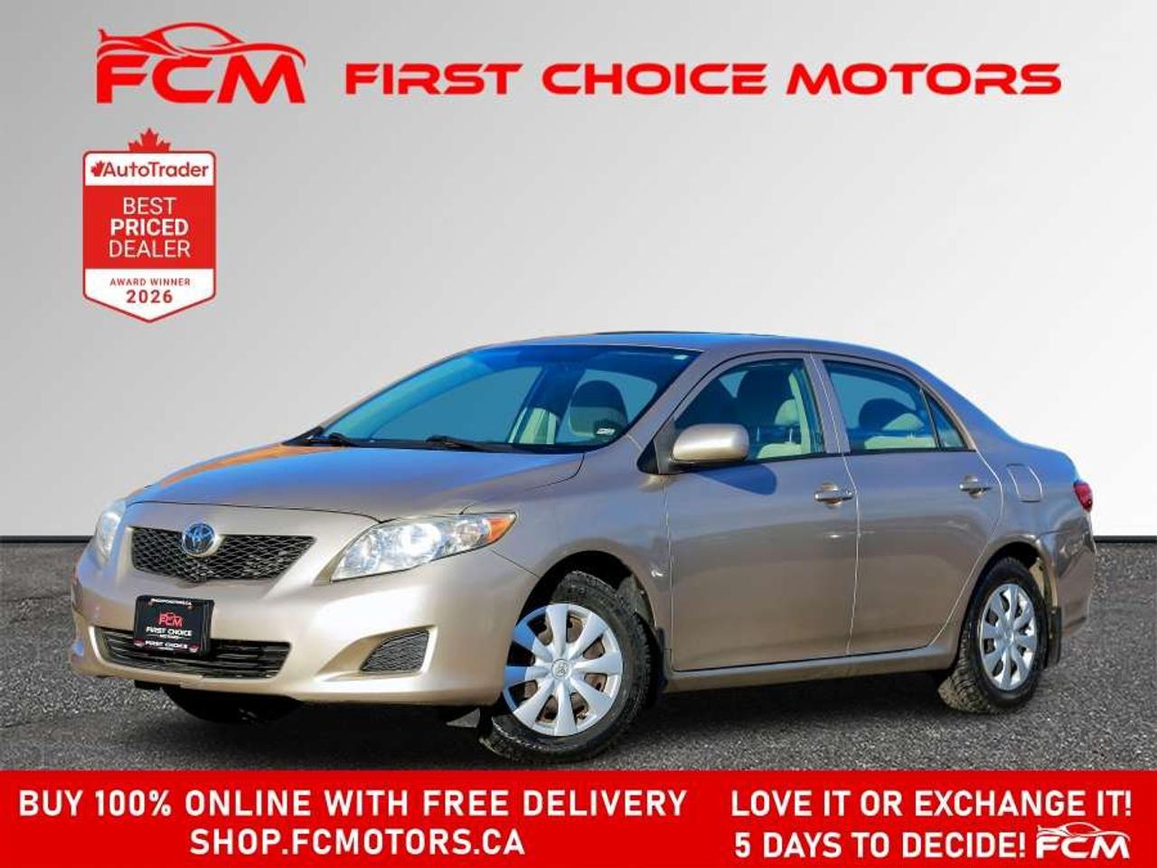 2009 Toyota Corolla CE   FULLY CERTIFIED WITH WARRANTY Photo0