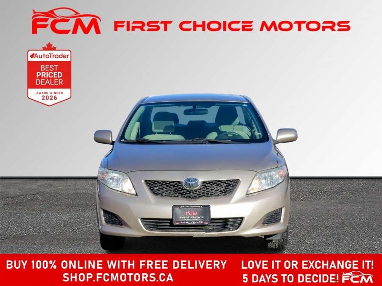2009 Toyota Corolla CE   FULLY CERTIFIED WITH WARRANTY Photo