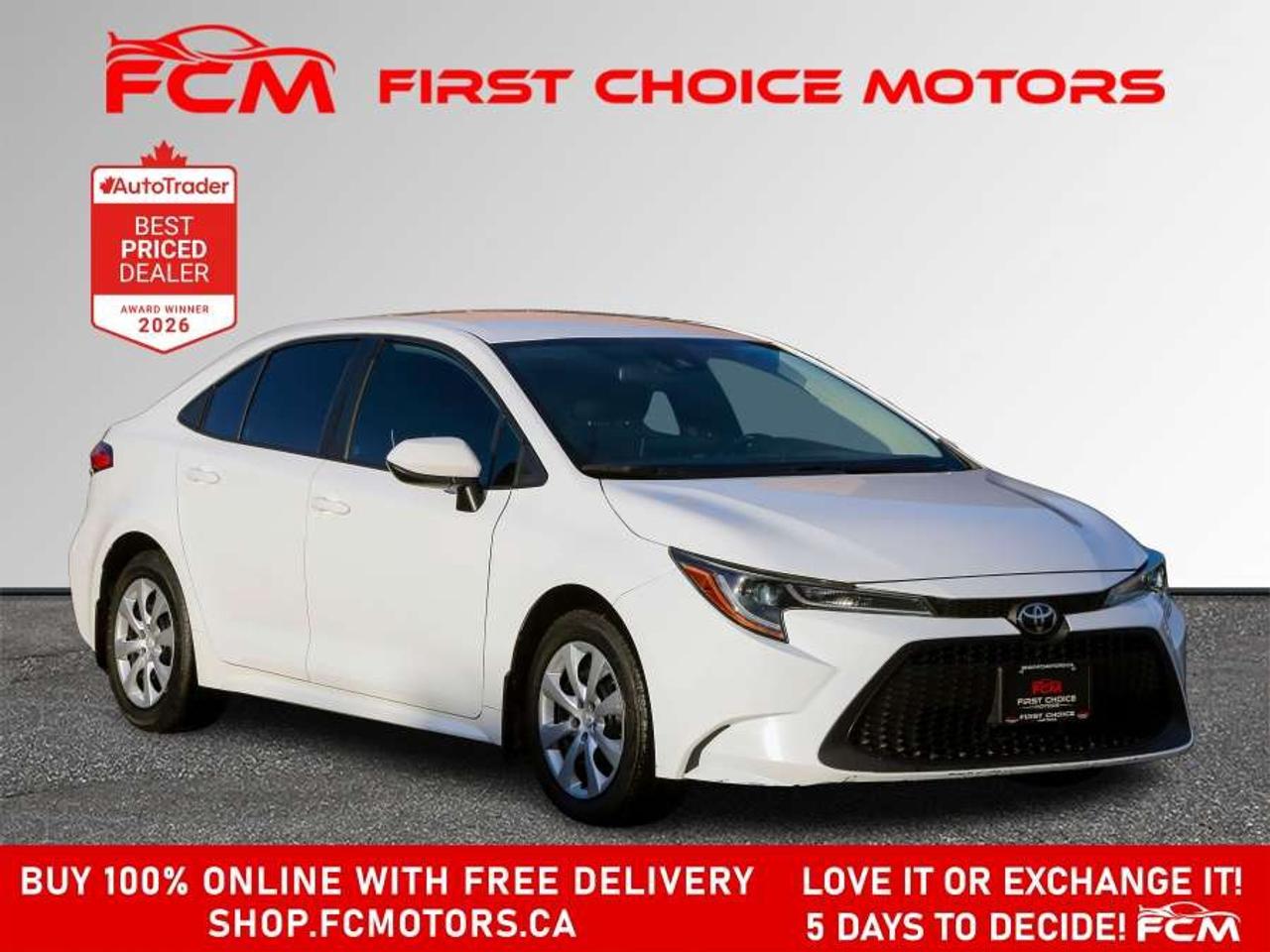 2020 Toyota Corolla LE   FULLY CERTIFIED WITH WARRANTY Photo