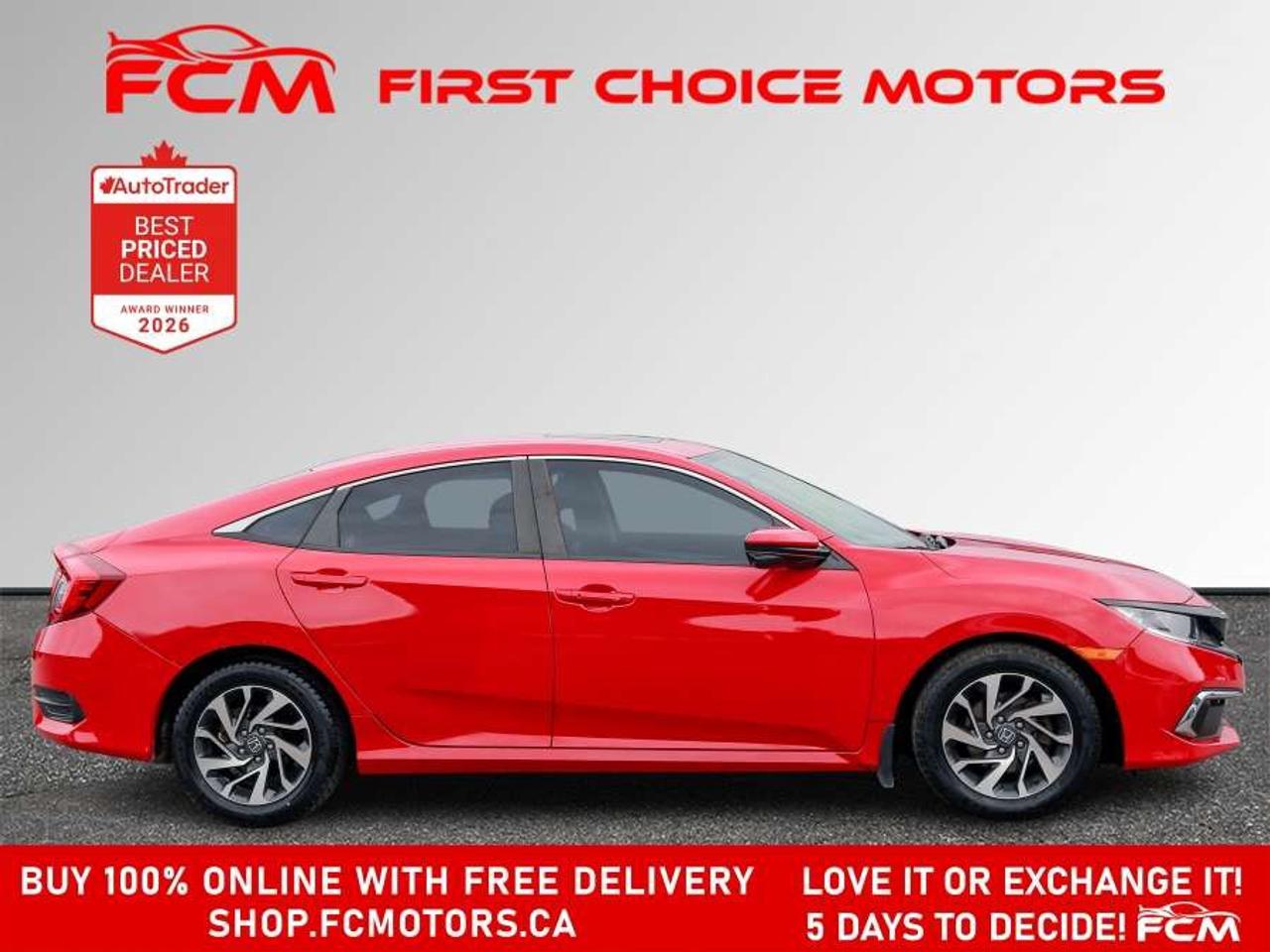 2019 Honda Civic EX   FULLY CERTIFIED WITH WARRANTY Photo