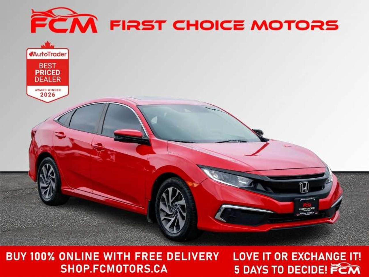 2019 Honda Civic EX   FULLY CERTIFIED WITH WARRANTY Photo