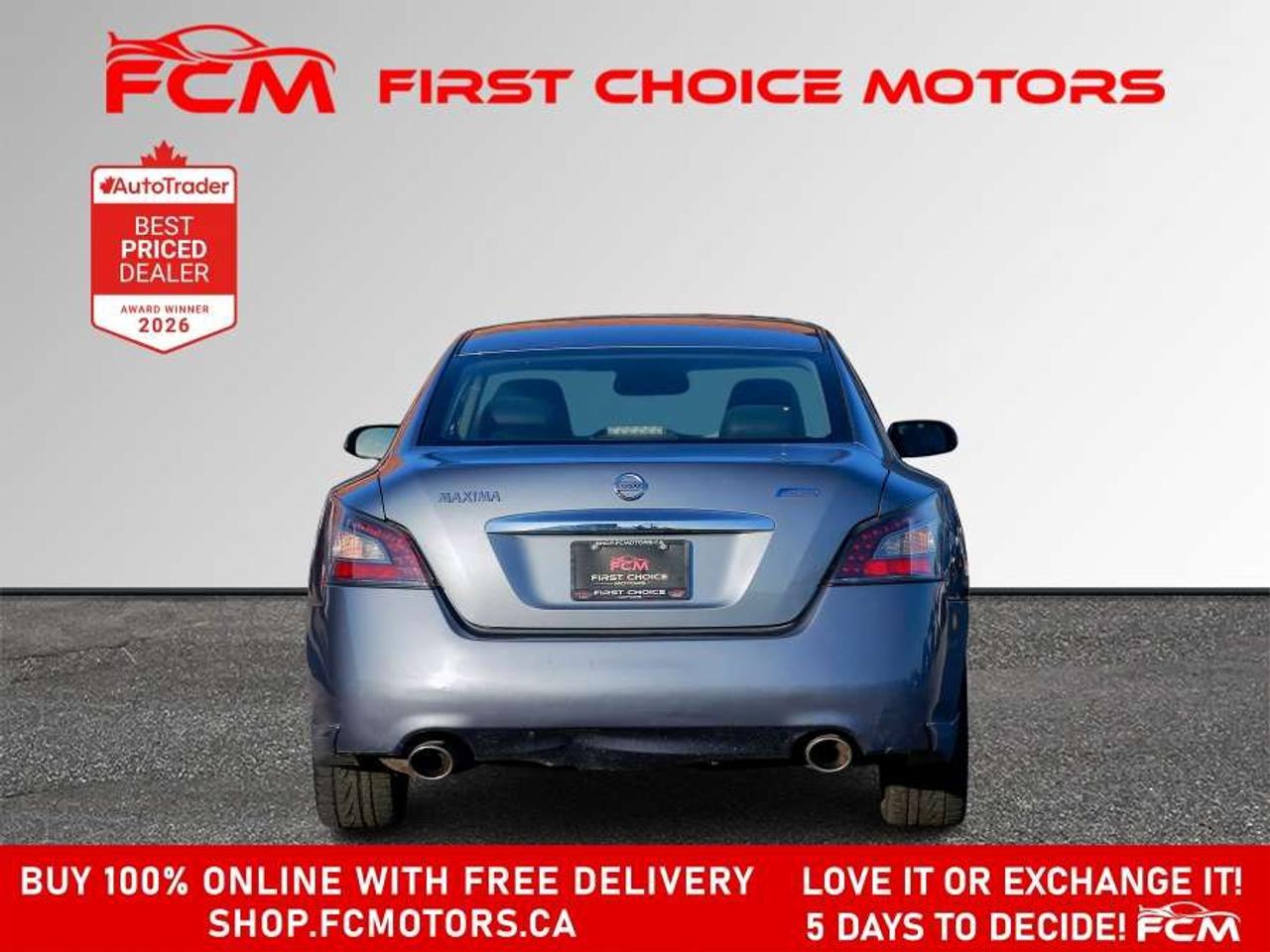 2012 Nissan Maxima S   FULLY CERTIFIED WITH WARRANTY Photo