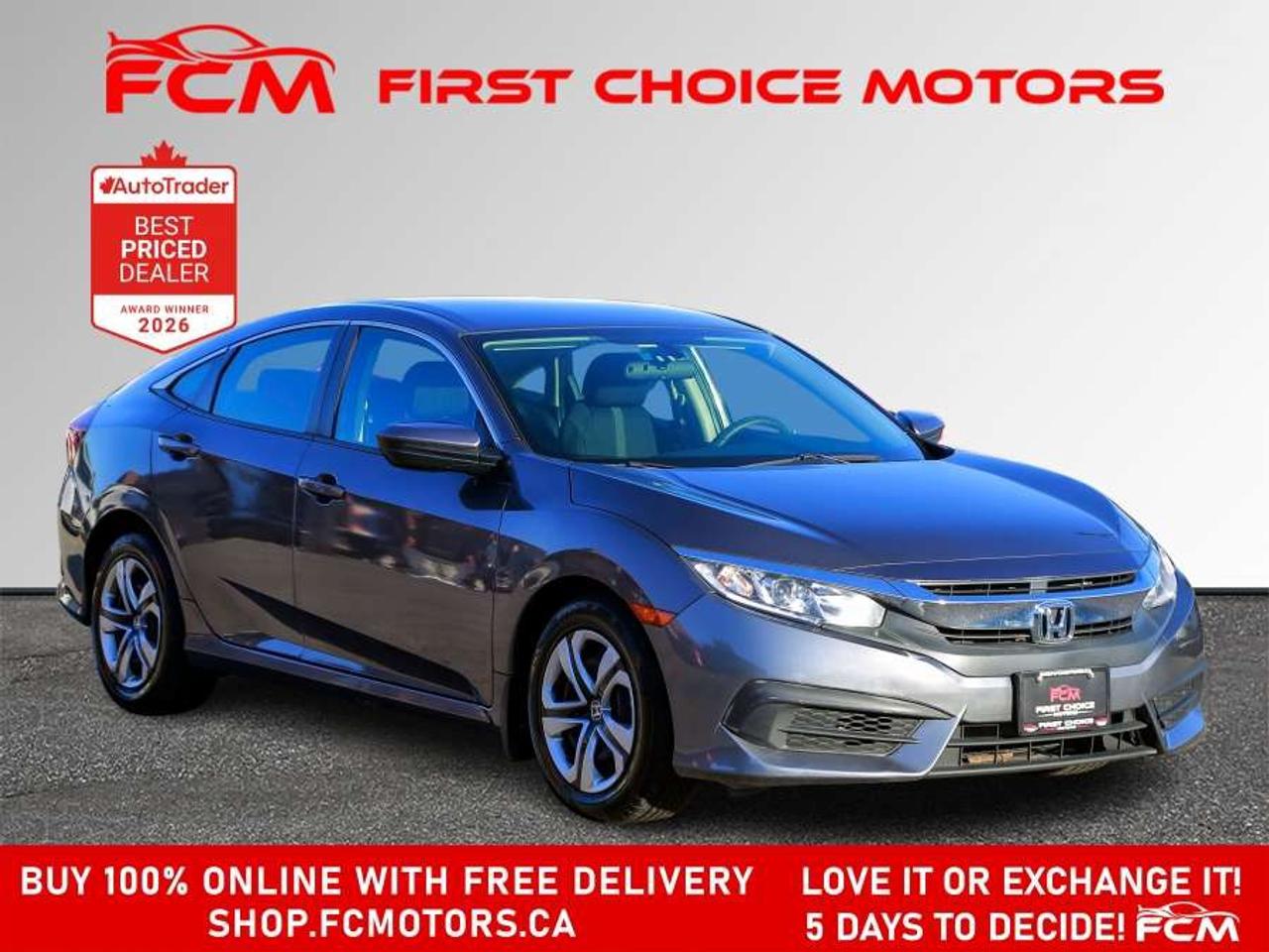 2017 Honda Civic LX   FULLY CERTIFIED WITH WARRANTY Photo