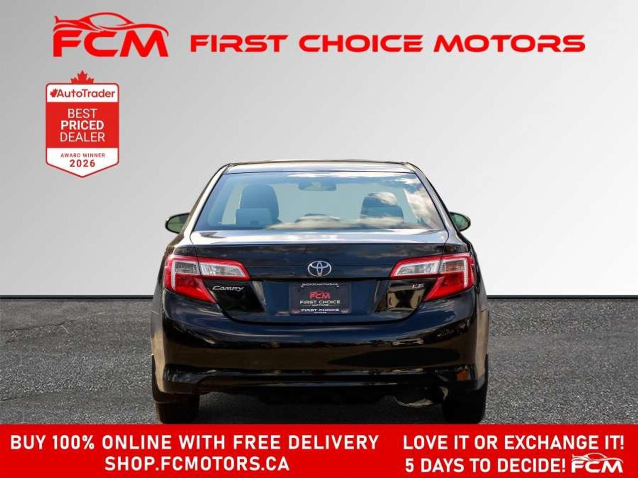 2012 Toyota Camry LE   FULLY CERTIFIED WITH WARRANTY Photo