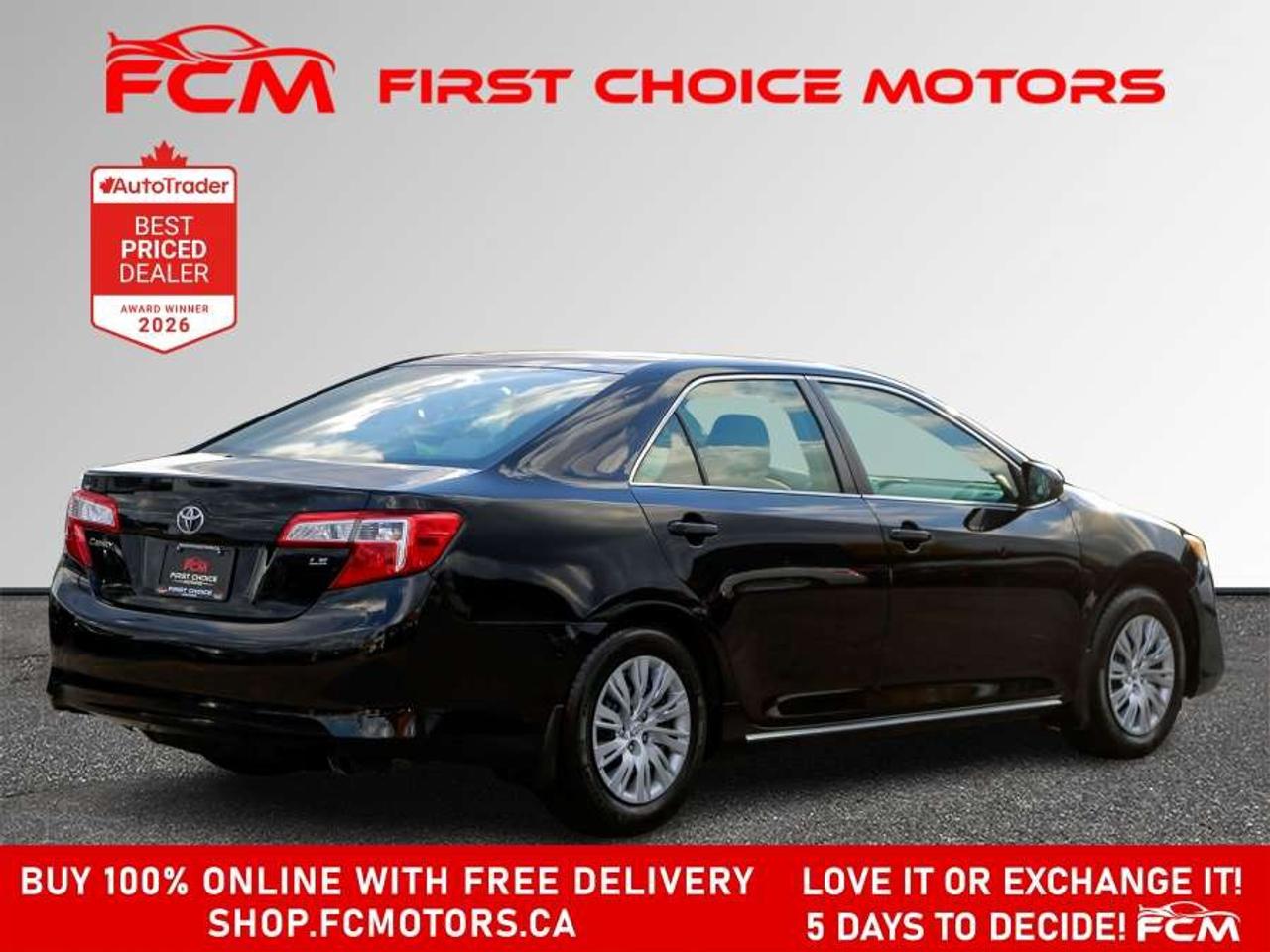 2012 Toyota Camry LE   FULLY CERTIFIED WITH WARRANTY Photo
