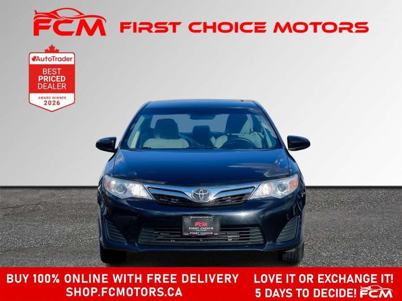 2012 Toyota Camry LE   FULLY CERTIFIED WITH WARRANTY Photo