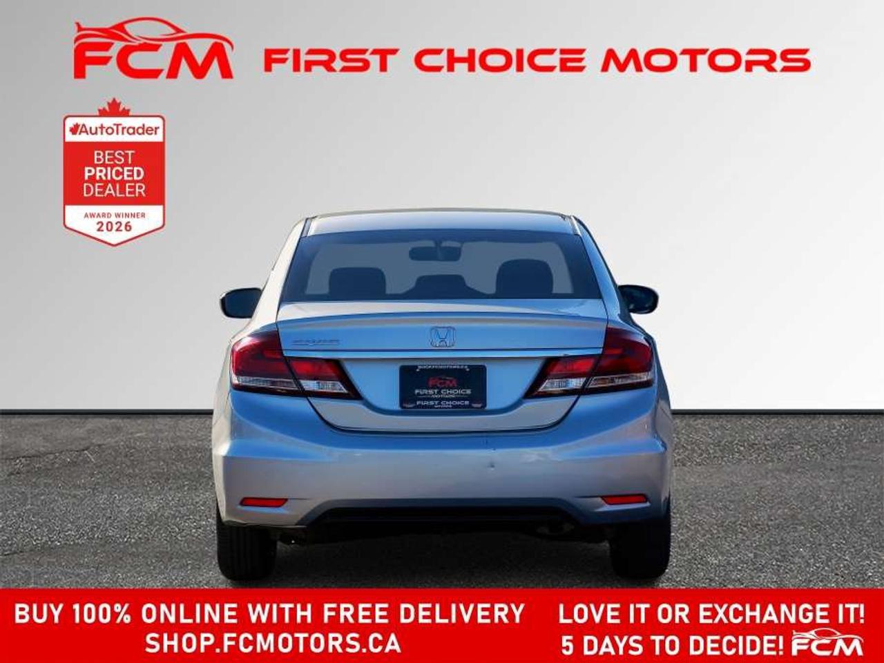 2014 Honda Civic LX   FULLY CERTIFIED WITH WARRANTY Photo