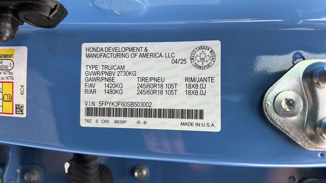 2025 Honda Ridgeline TrailSport Photo