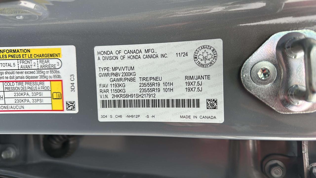 2025 Honda CR-V Touring Photo