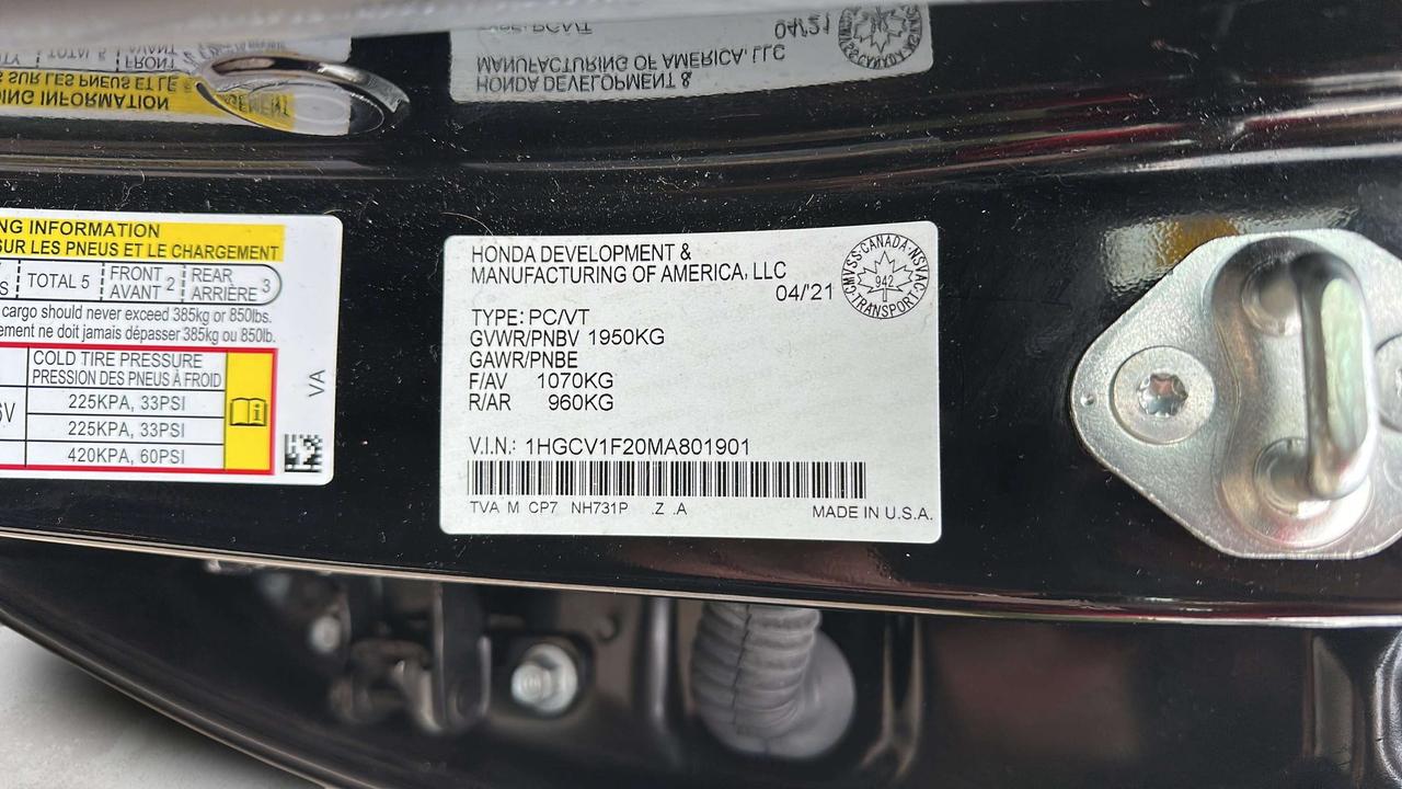 2021 Honda Accord SE Photo