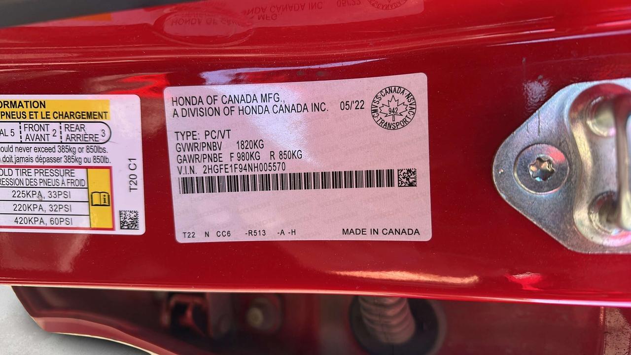 2022 Honda Civic Touring Photo