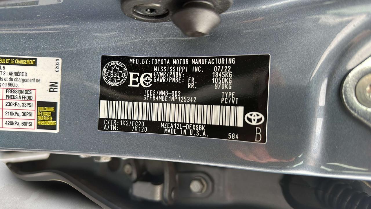 2022 Toyota Corolla SE Photo