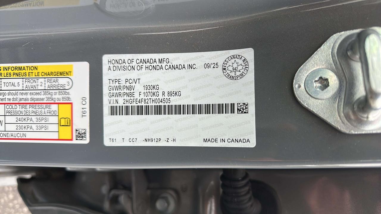 2026 Honda Civic Sport Touring Photo