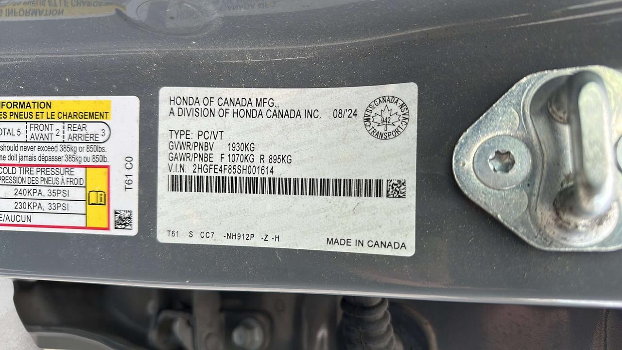 2025 Honda Civic Sport Touring Photo