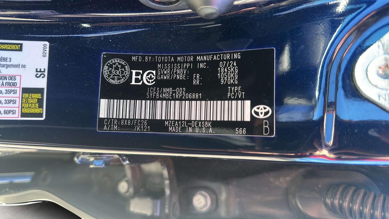 2024 Toyota Corolla SE Photo