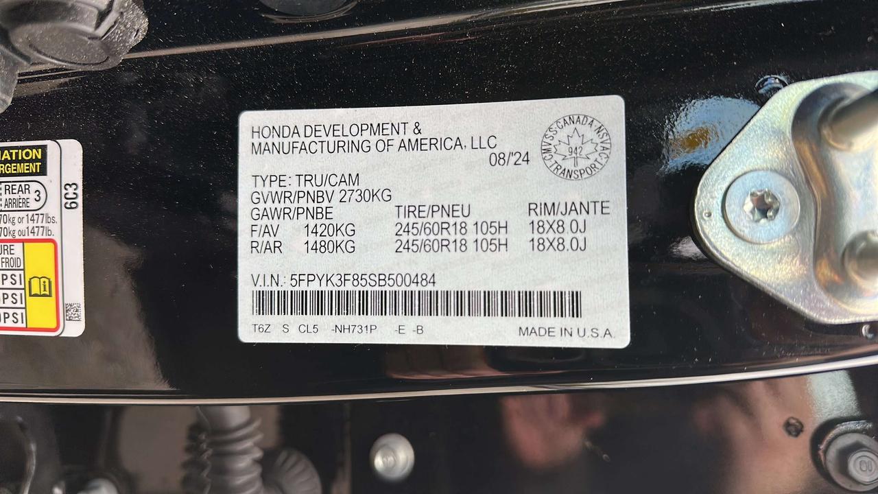 2025 Honda Ridgeline Black Edition Photo