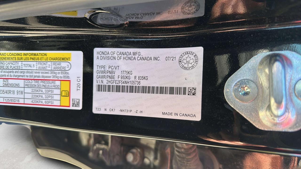 2022 Honda Civic Sport Photo
