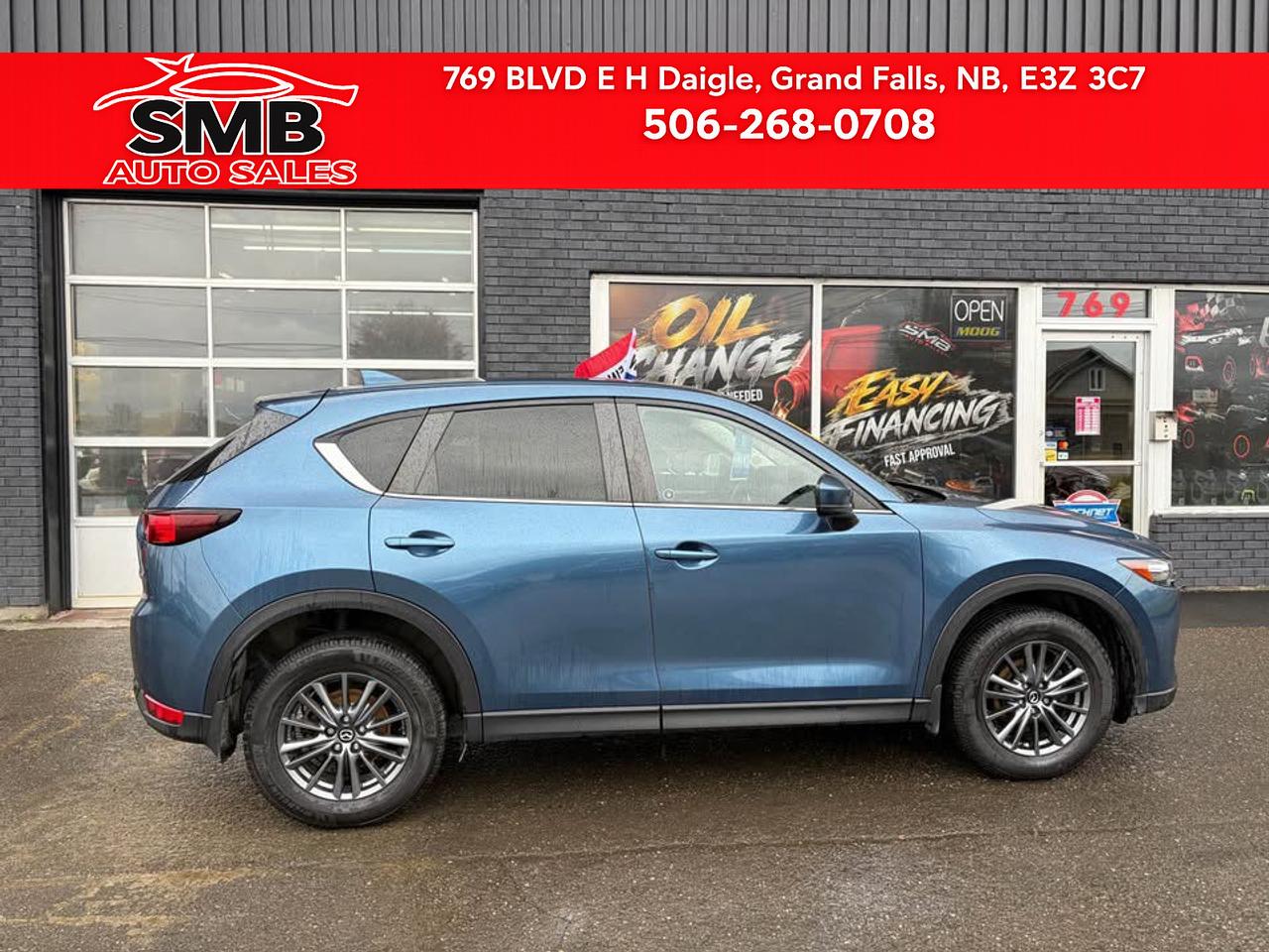 Blue 2021 Mazda CX-5 SUV / Crossover All-Wheel Drive Automatic