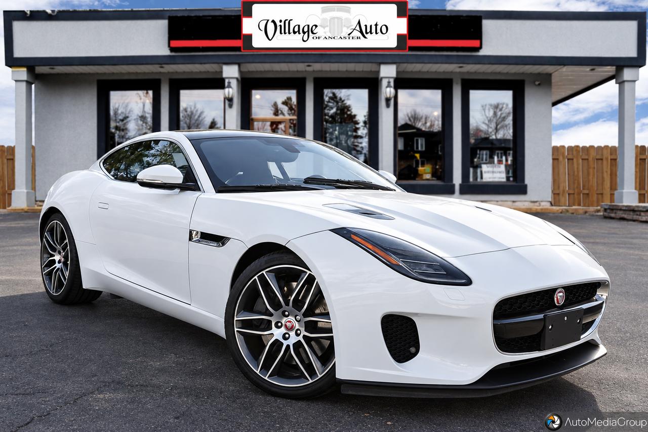 White 2018 Jaguar F-TYPE Coupe All-Wheel Drive Automatic
